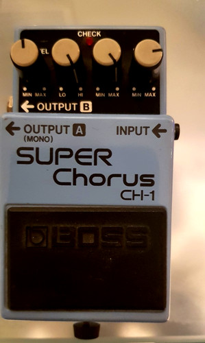 Pédale effet boss super - pédale, d'effet