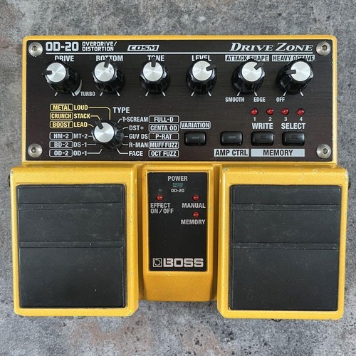 Pédale effet boss 20 - d'effet, od-20